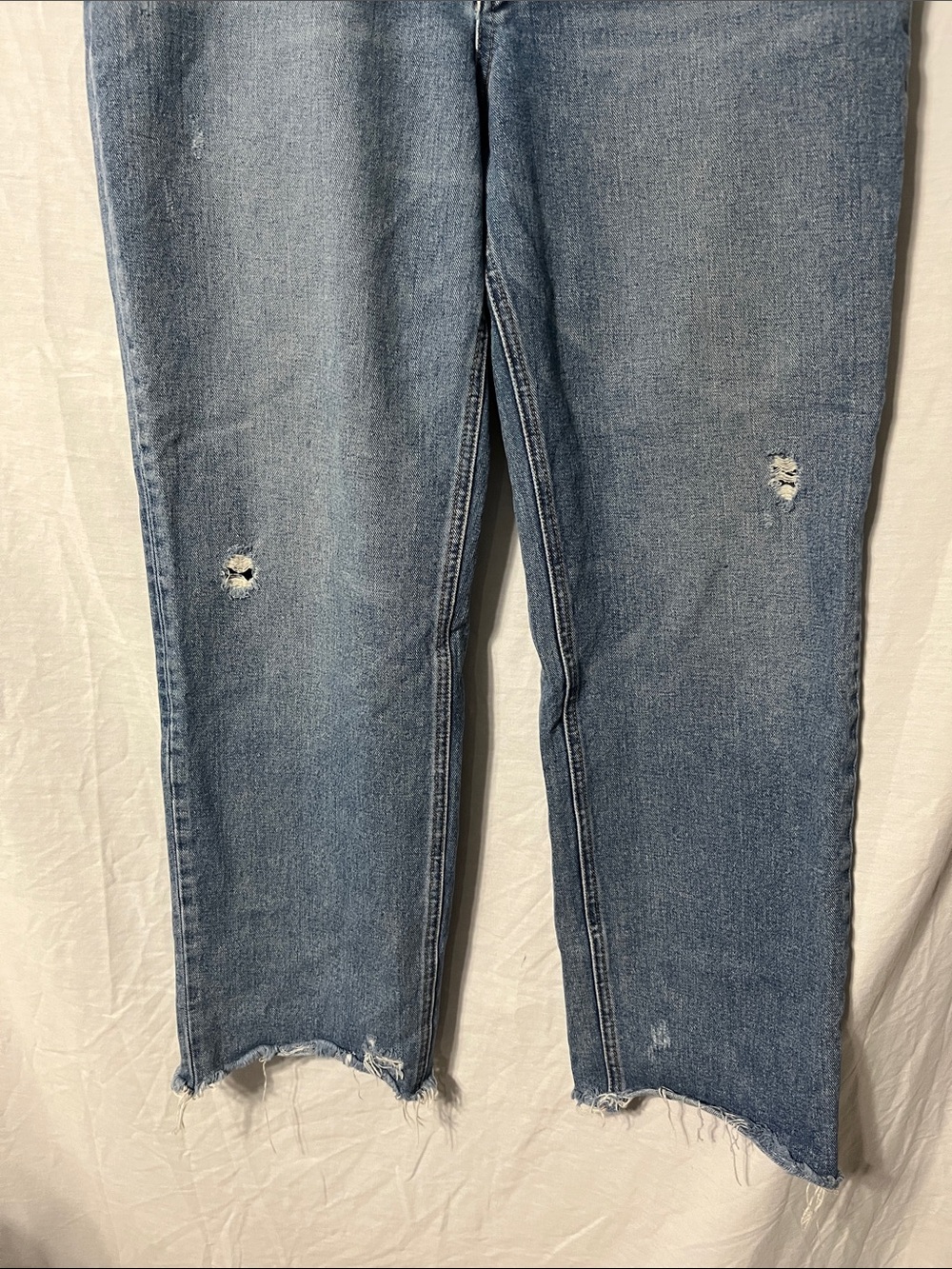 Flying Monkey Light Blue Distressed Ankle Jeans - Picture 4 of 10